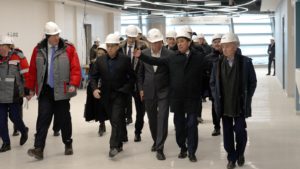 Руководство региона посетило две знаковые стройплощадки компании «Атомстройкомплекс»